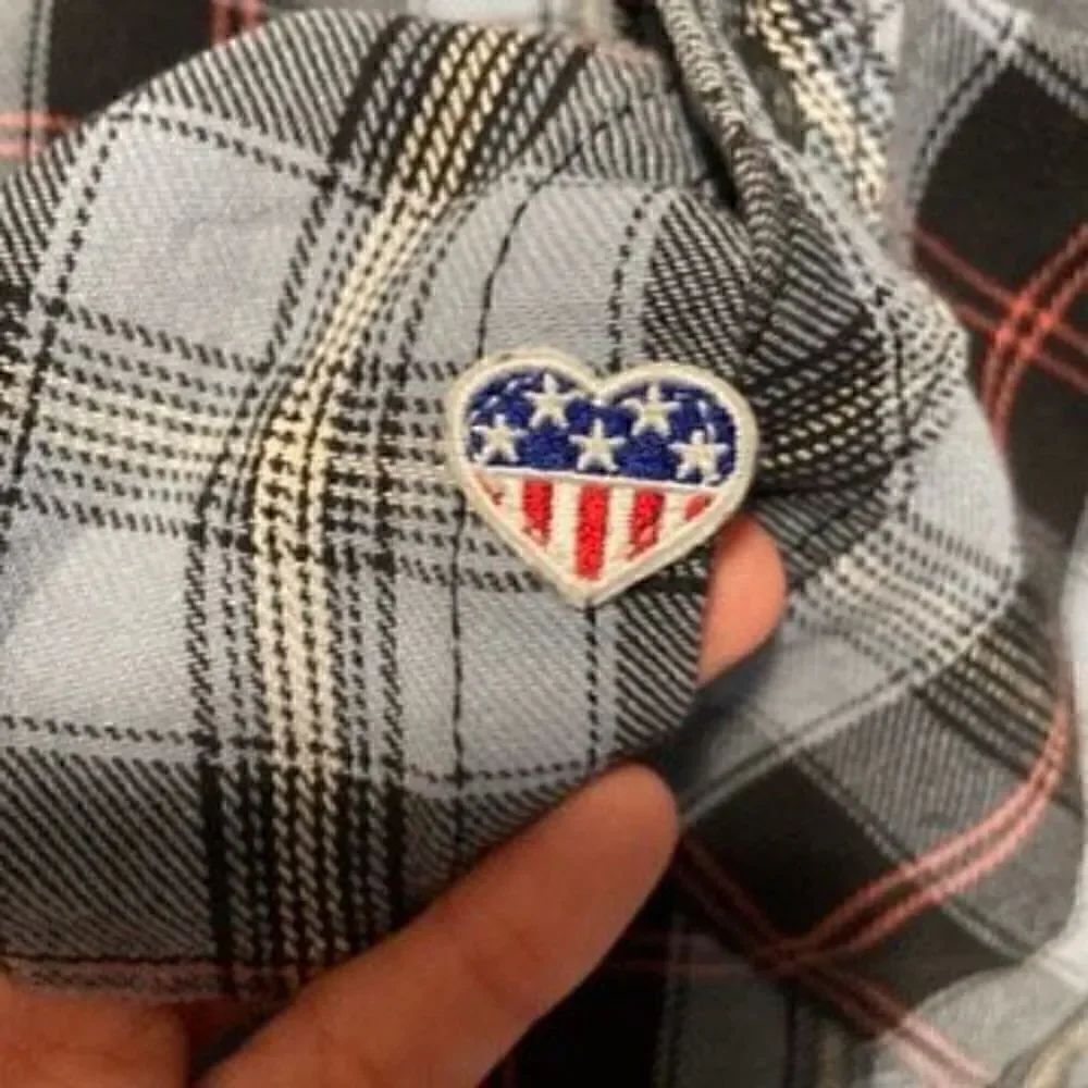 Junk Food Plaid Button Down Flannel sz S - Picture 6 of 8
